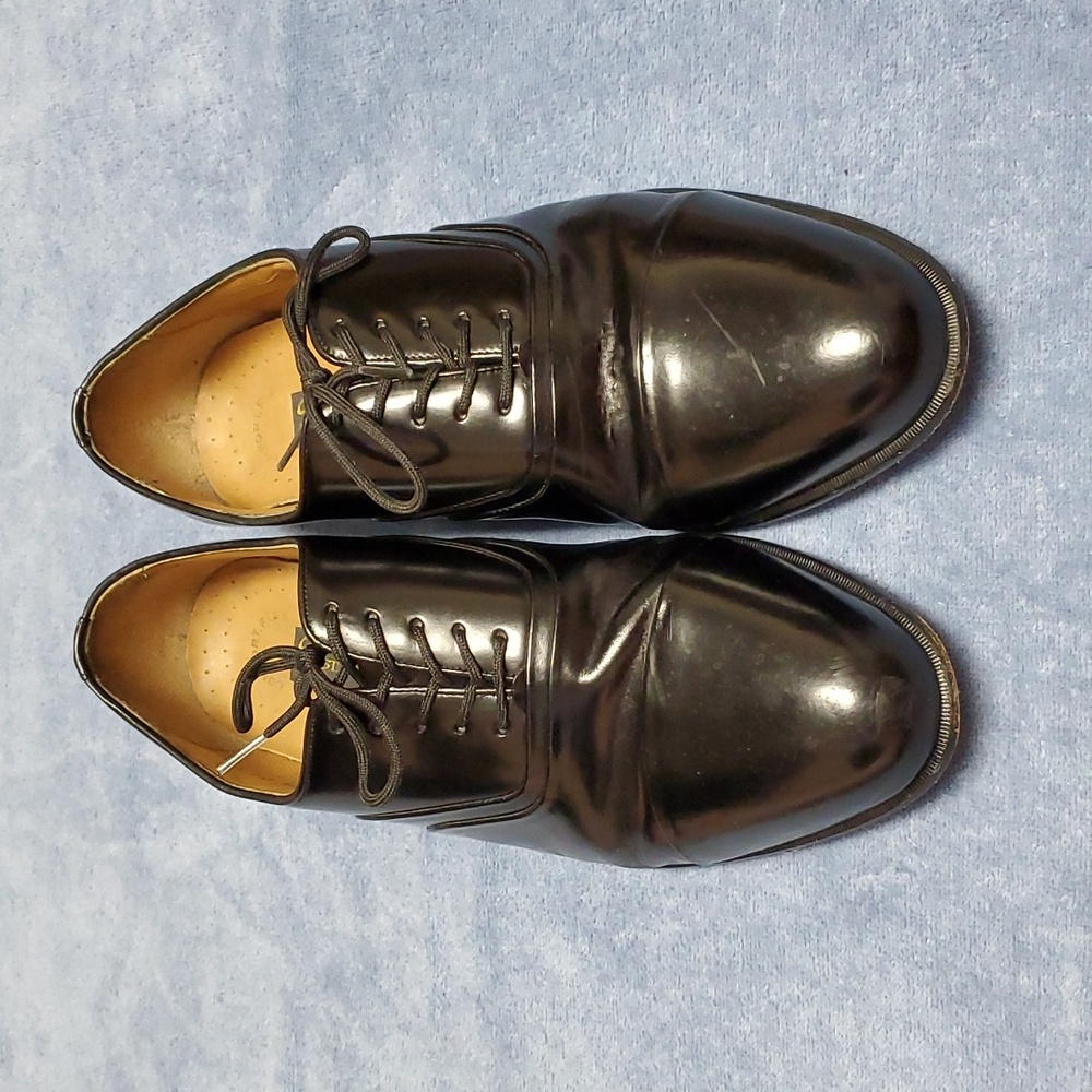 11M Men's Stacy Adams Black Leather Shoes